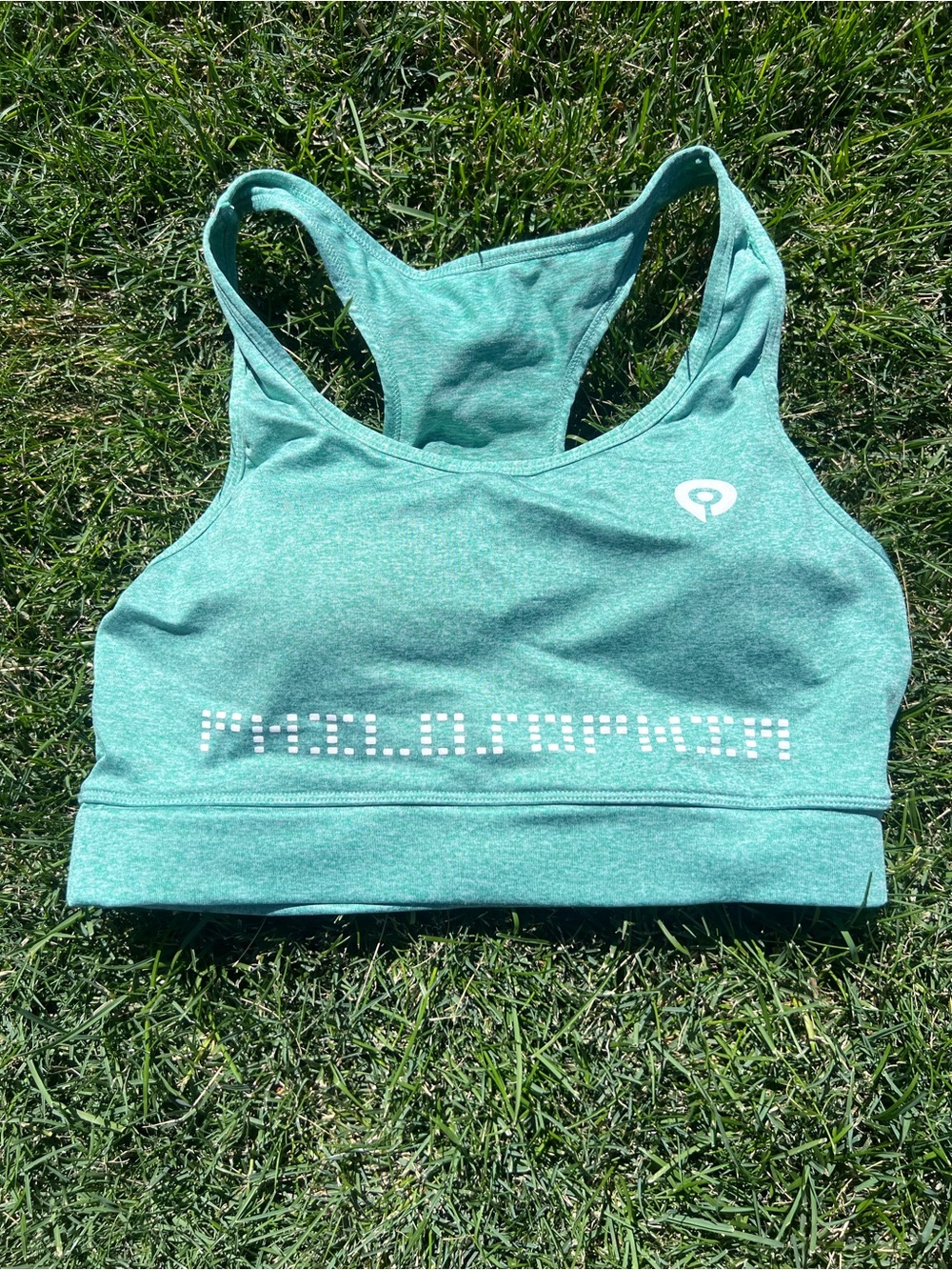 July’s Song Mint Green Racerback Sports Bra